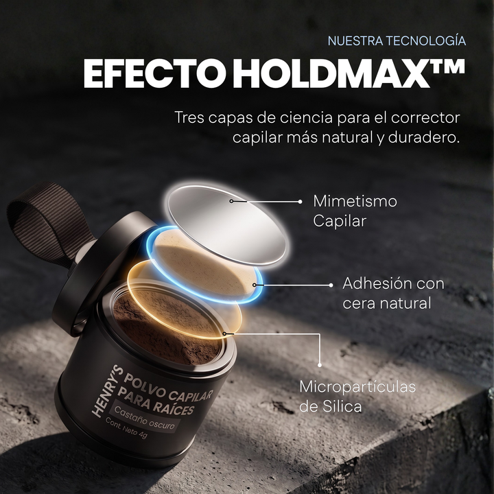 Polvo Capilar para Retocar Raíces y Alopecia
