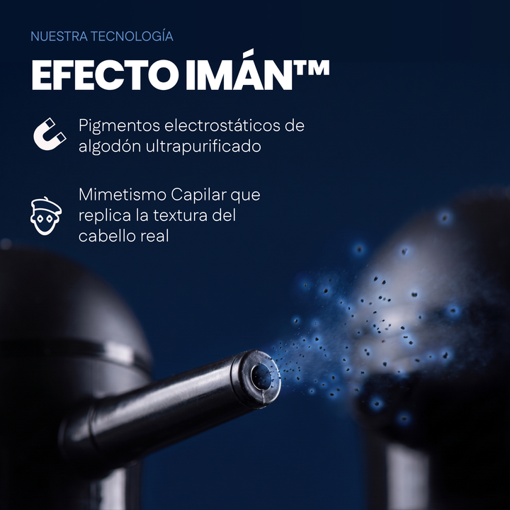 Kit con Aplicador Profesional de Fibras Capilares