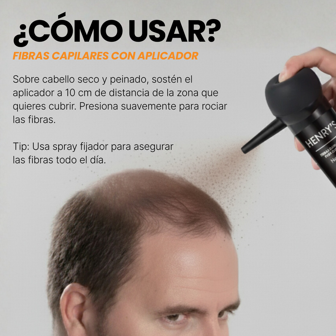 Fibras Capilares con Aplicador Voluminizadoras